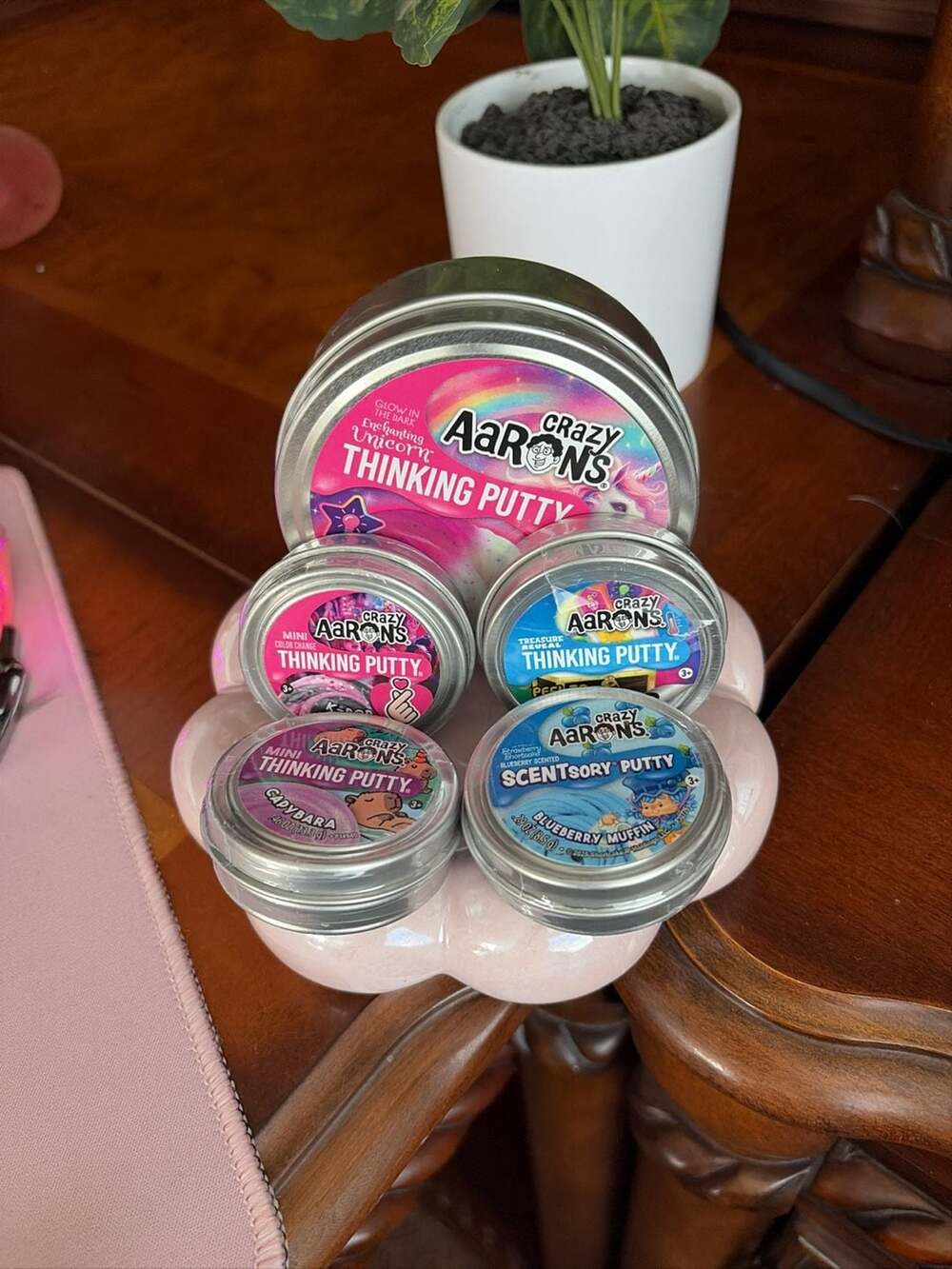 Crazy Aaron's Thinking Putty Variety Bundle Set of 5 Tins